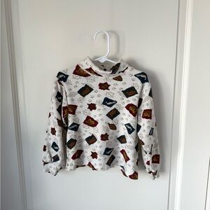 Vintage OshKosh Woodland Animals Camping Turtleneck Kids 4T